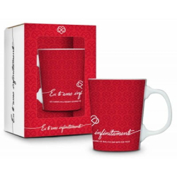 CANECA PORCELANA PREMIUM – AMOR – EU TE AMO INFINITAMENTE