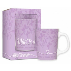 CANECA PORCELANA PREMIUM – MÃE – MÃE, TE AMO