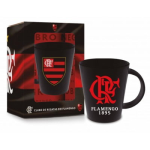 CANECA CERÂMICA - FLAMENGO PRETA