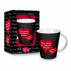 CANECA CERÂMICA – AMOR – MEU AMOR DE TODAS AS FORMAS