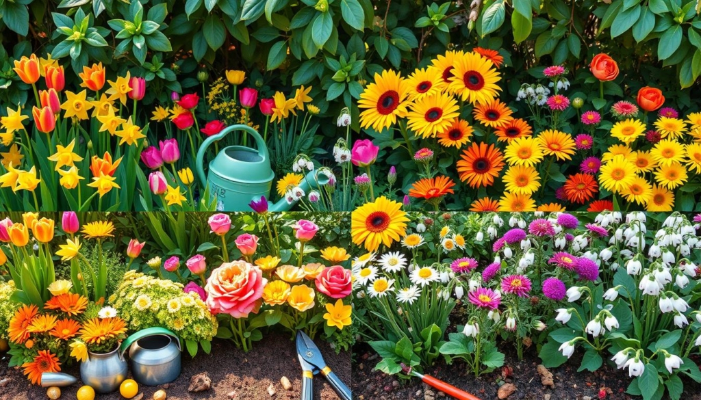 dicas para cuidar de flores: flores sazonais